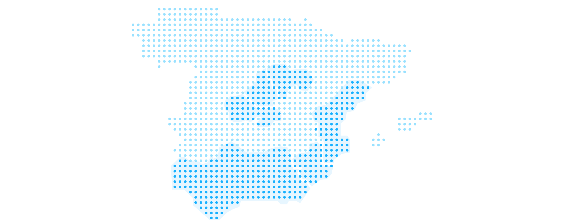 Ámbito de actuación a nivel nacional de KOS Gestión Global